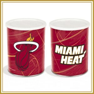 Miami Heat 1 Gallon Popcorn Tin – Free Shipping