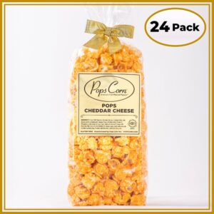 Gourmet Cheese Popcorn – 24 Pack Favor Bags | Fresh Event Popcorn | Pops Corn®